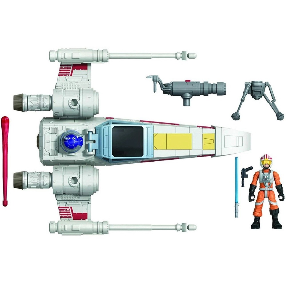 Star Wars Mission Fleet Stellar Class Luke Skywalker X-wing Fighter 2.5-Inch-Sca